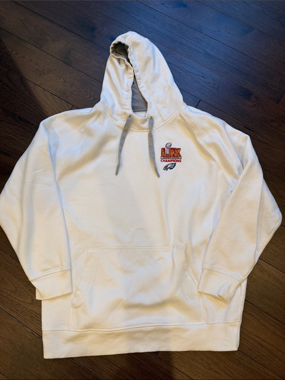 Antigua White Hoodie - Philadelphia Eagles Championship Size XL - C27-159